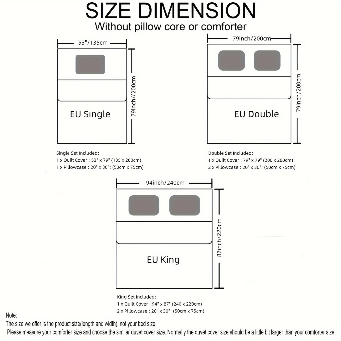 Dark Red And Black Three-Piece Bedding Set