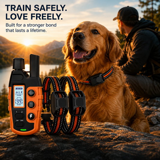 Electric Dog Training Collar With Waterproof Remote Control