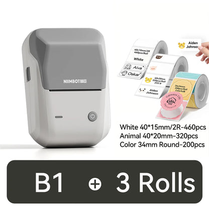 NIIMBOT B1 Portable Label Printer