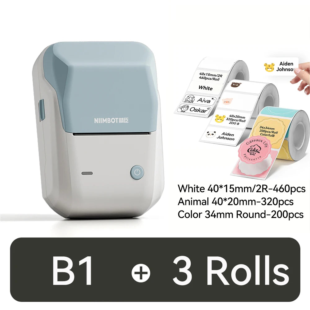 NIIMBOT B1 Portable Label Printer