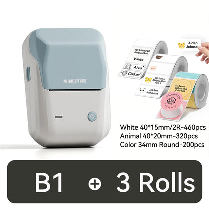 NIIMBOT B1 Portable Label Printer