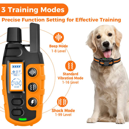 Electric Dog Training Collar With Waterproof Remote Control