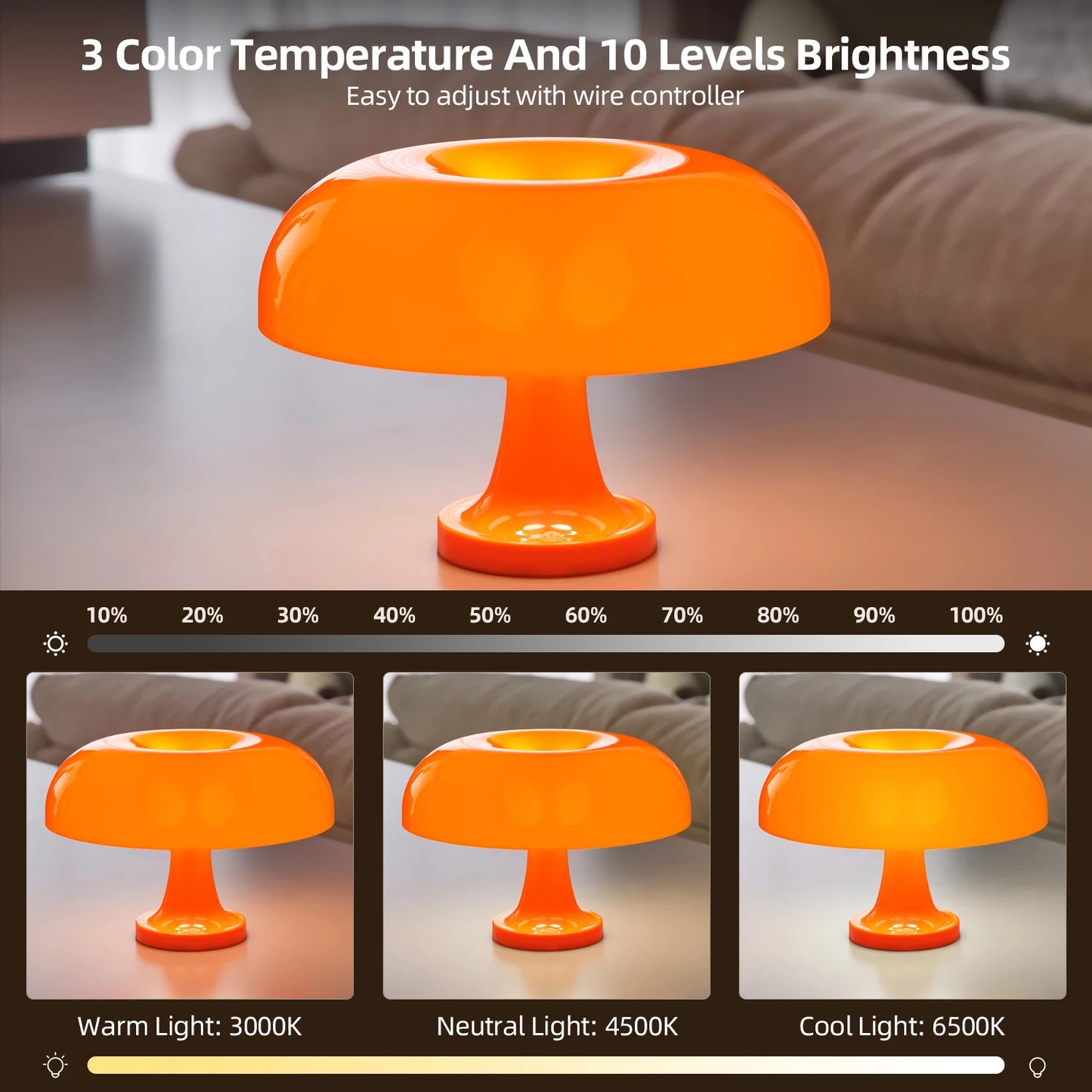 Designer Decorative Mushroom Table Lamp