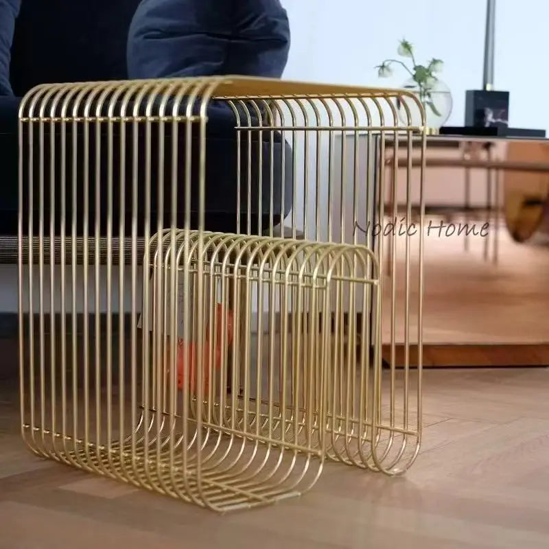 Modern Scandinavian Metal Coffee Table