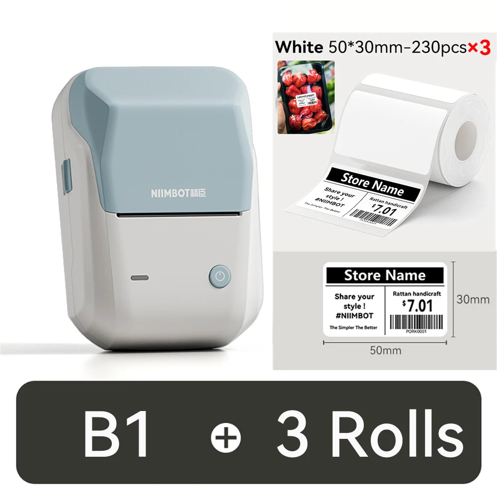 NIIMBOT B1 Portable Label Printer