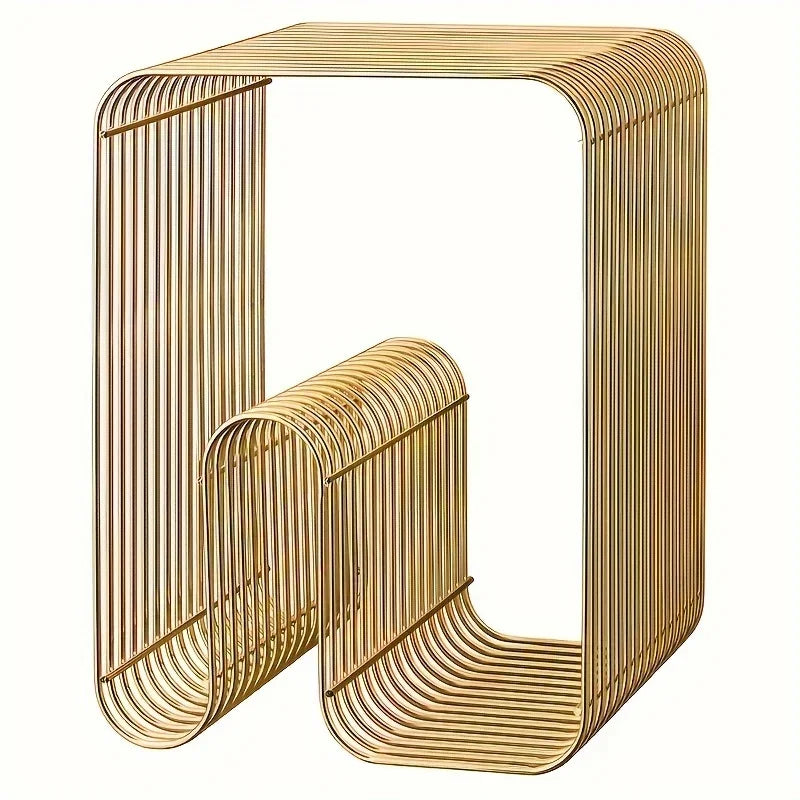 Modern Scandinavian Metal Coffee Table