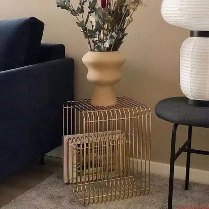 Modern Scandinavian Metal Coffee Table
