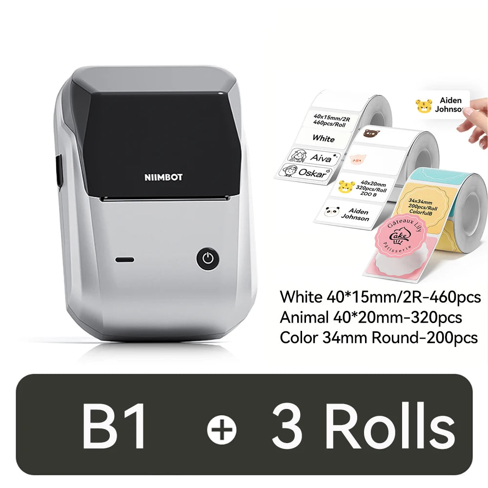 NIIMBOT B1 Portable Label Printer