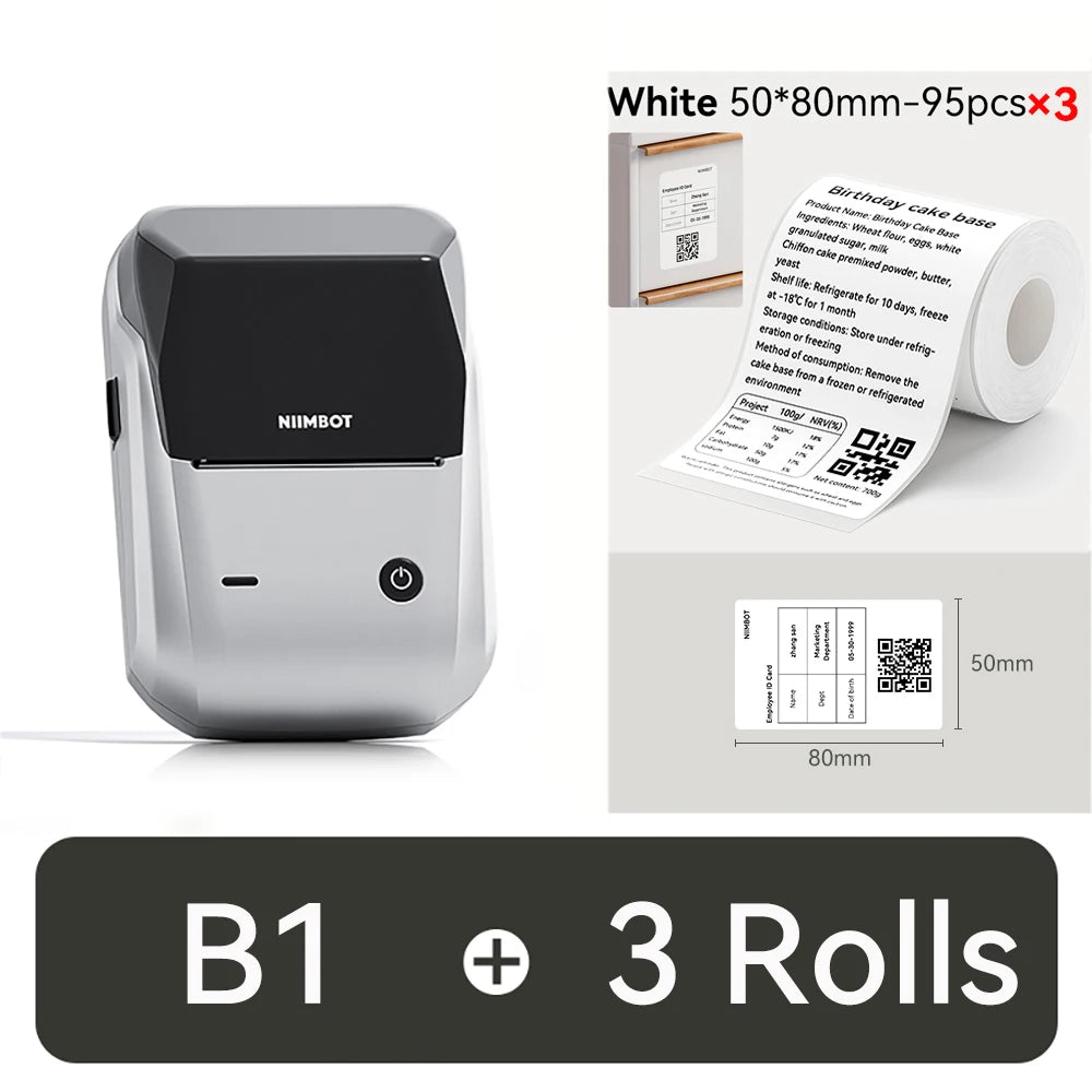 NIIMBOT B1 Portable Label Printer