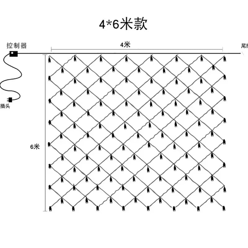 LED Lights Curtain Outdoor Wedding, Party Decoration