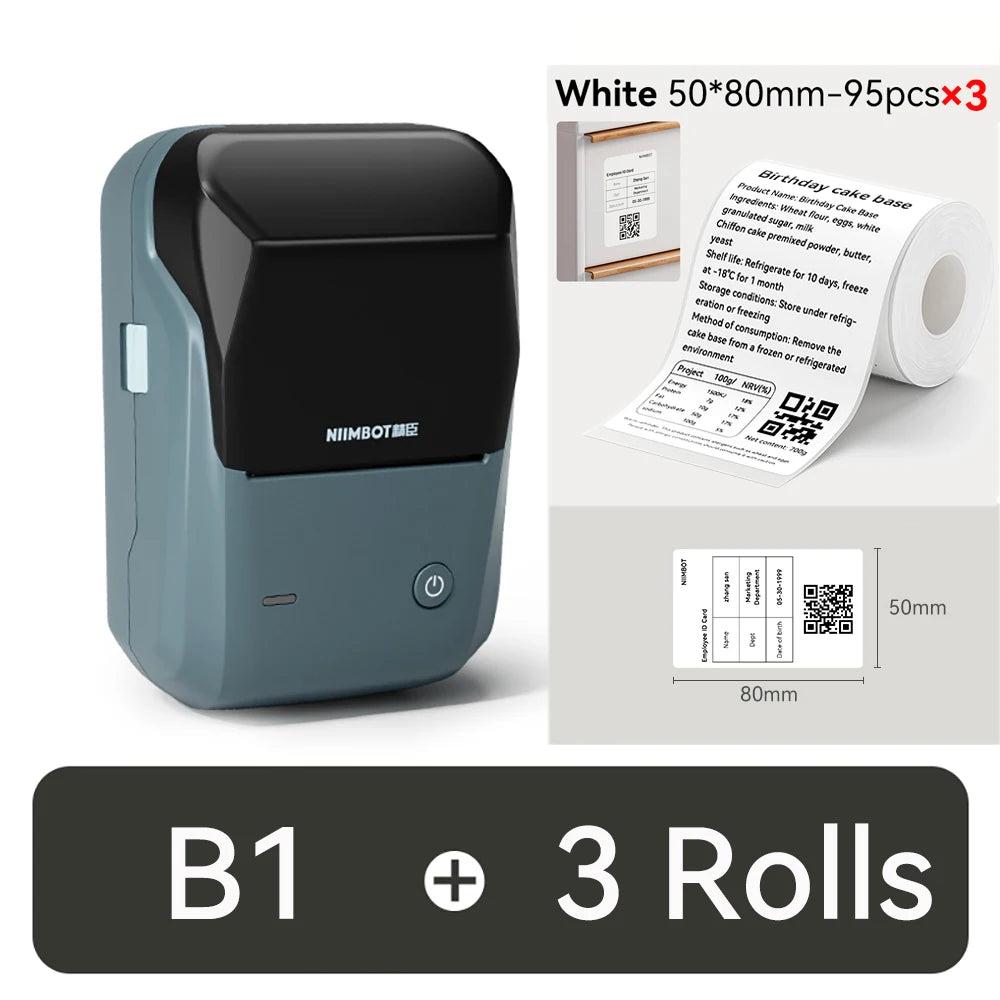 NIIMBOT B1 Portable Label Printer